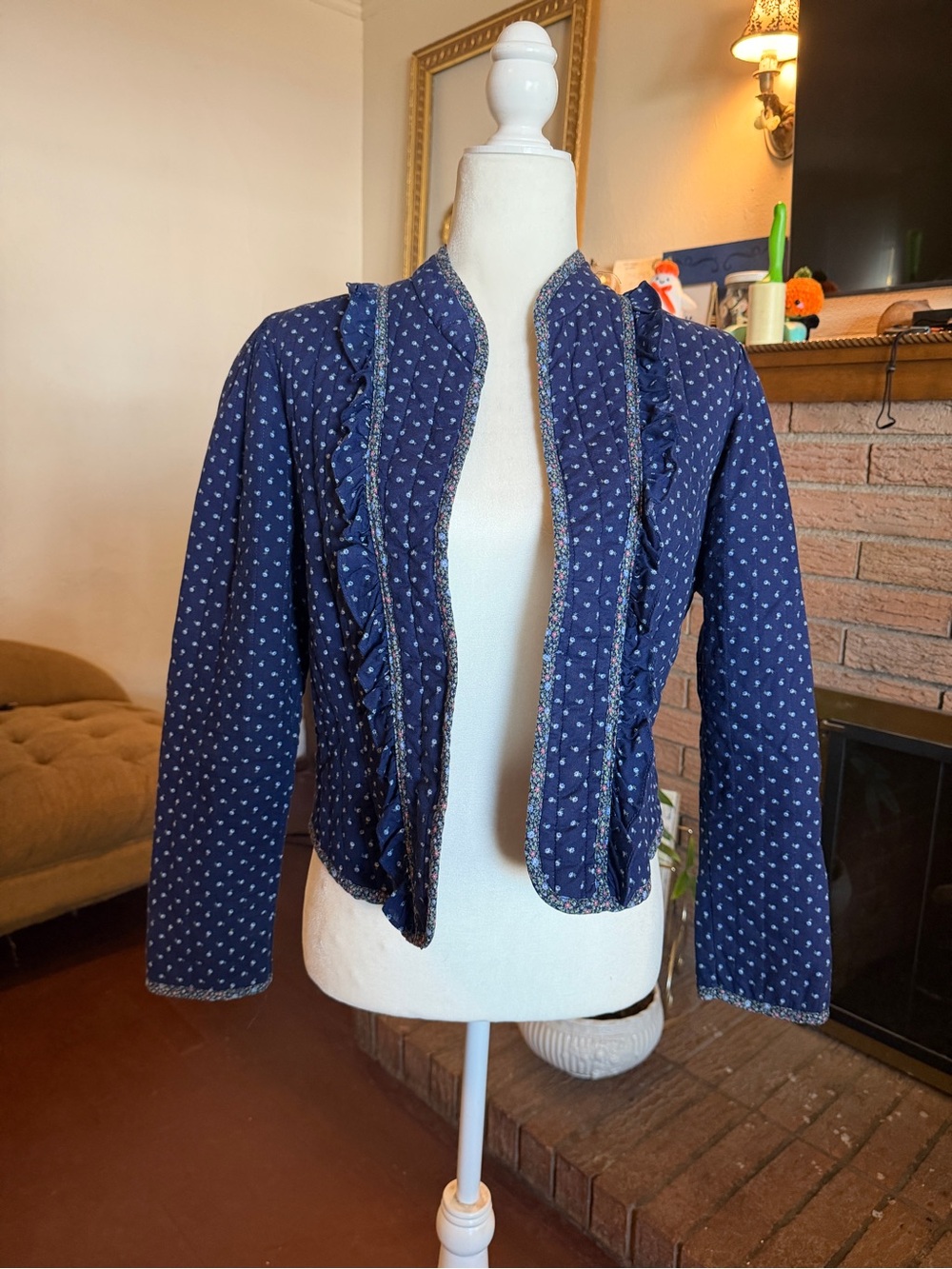 Vintage Floral Quilted Jacket